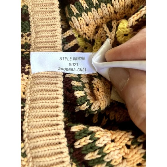 Madewell Crochet Janson Sweater Halter Tank Top 100% Cotton Size XS Summer 2021 - Picture 4 of 7